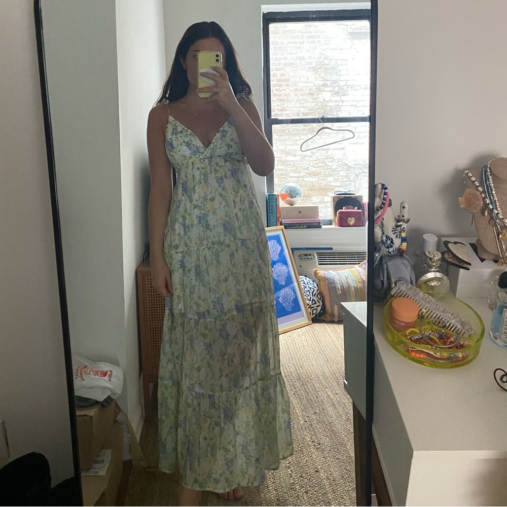 Abercrombie floral maxi dress